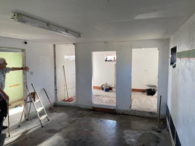 Completed changing room facilities